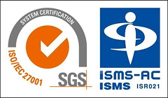 ISMS認証マーク（ISO/IEC 27001）